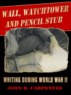 cover image of Wall, Watchtower and Pencil Stub